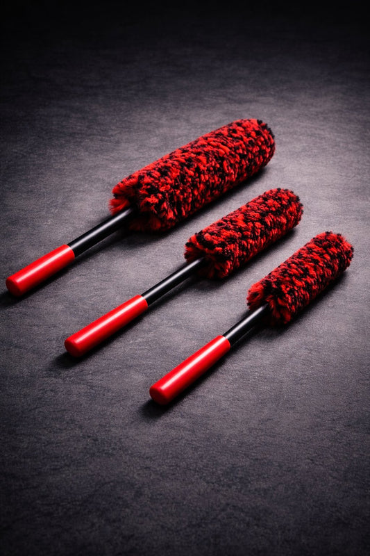 Microfiber Wheel Cleaning Brush Set